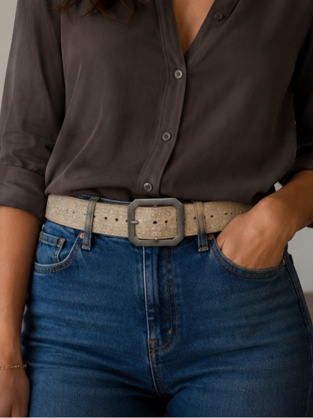 Lucky Leather Belt - S